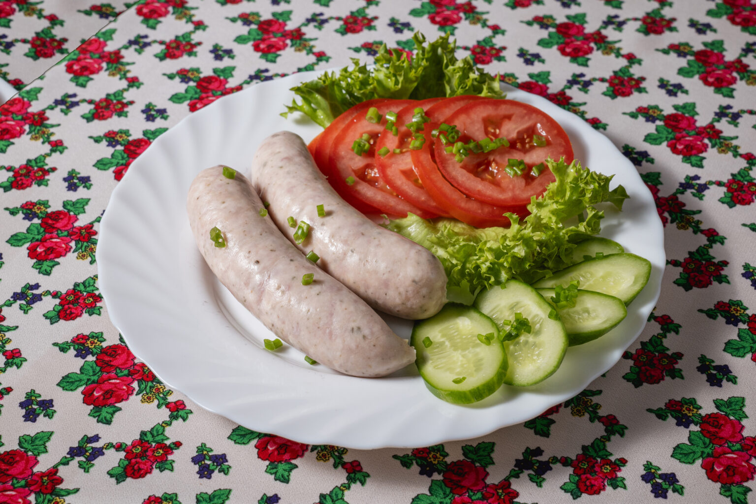 Białe kiełbaski
